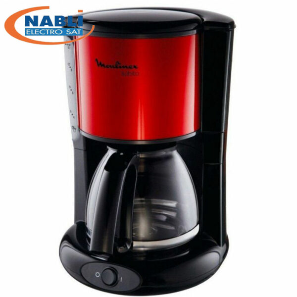 CAFETIERE MOULINEX BLACK + SILVER FG 360810/360D10 ROUGE