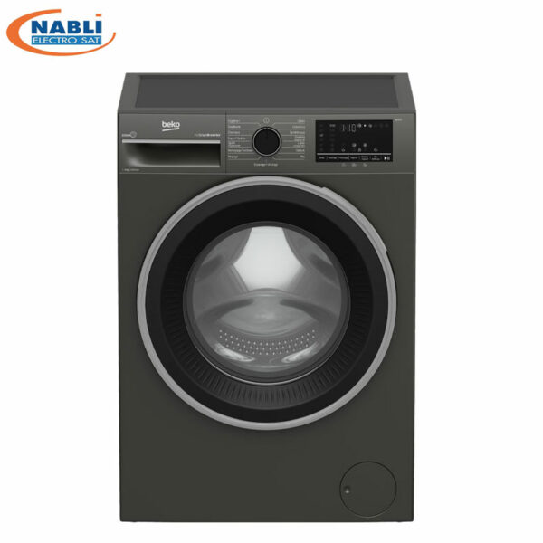 MACHINE A LAVER BEKO N/GRIS  B3WFU4822MG 8KG 1200trs/mn A VAPEUR INVE