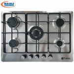 PLAQUE DE CUISSON FRANCO 5 FEUX INOX 70 CM FR-453 IF