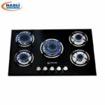 PLAQUE DE CUISSON STAR ONE 5 FEUX VERRE ST-G801