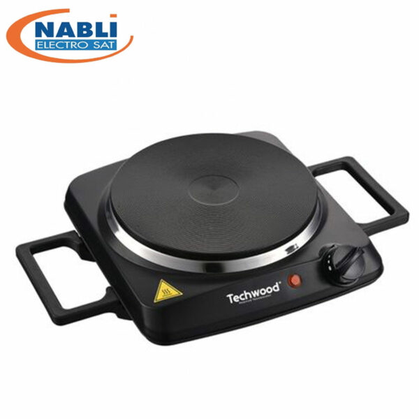 PLAQUE ELECTRIQUE 1 FEU TECHWOOD NOIR 1500W TPE-156