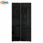 REFRIGE. SBS HYUANDAI 549L VERRE NOIR 91CM INVERTER HYN-91SBS2DBG