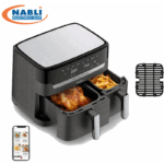 AIR FRYER MOULINEX DUAL EASY FRY+GRILL 8,3L 2700W DIGITAL NOIR EZ905B2