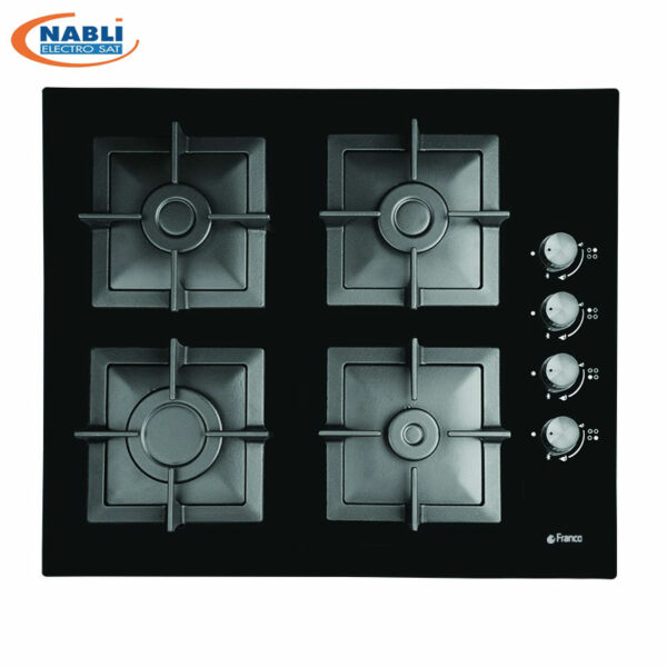 PLAQUE DE CUISSON FRANCO 4F VITRO NOIR 60 CM FR-445 BF