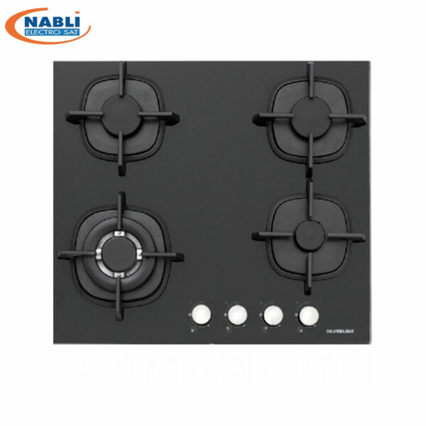 PLAQUE DE CUISSON SILVERLINE 4F NOIR  FONTE CS5407B01.FFD