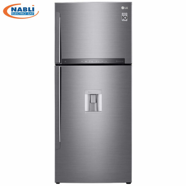 REFRIGERATEUR LG SMART INVERTER INOX 438 L +FONT. GL-F502HLHL