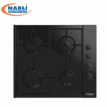 PLAQUE DE CUISSON PREMIUM 4 FEUX NOIR 60CM FONTE APE641.BS01