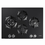 PLAQUE DE CUISSON PREMIUM 4 F. LOSANGE NOIR 70 CM FFD AP741.BS01